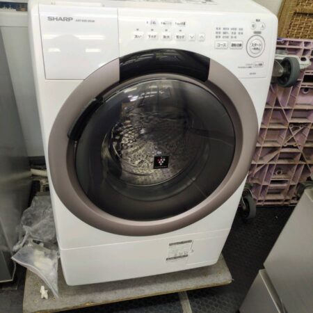 ドラム式洗濯機　SHARP　ES-S7K-CR
