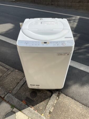 洗濯機　ES-GE6C　冷蔵庫　AQR016H