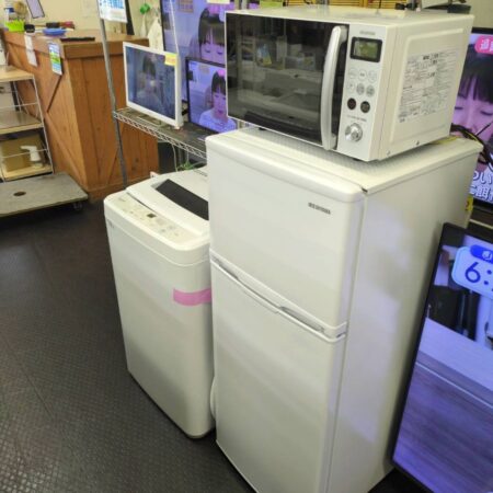 洗濯機　冷蔵庫　オーブンレンジ