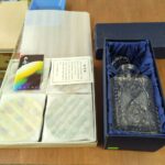 九谷焼　小皿　ボヘミアングラス