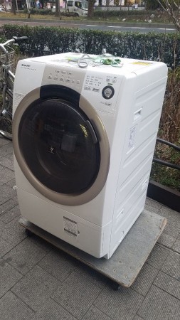 ドラム洗濯機 7.0kg シャープ ES-S70-WL 2016年製