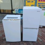 冷蔵庫　ハイセンス　HR-G13B　洗濯機　AQUA　AQW-S60J