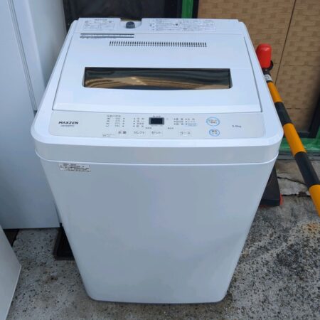 マクスゼン　5.0㎏洗濯機　JW50WP01