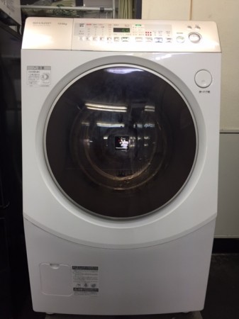 ドラム洗濯機 10.0K シャープ 2013年製 ES-V530-NL