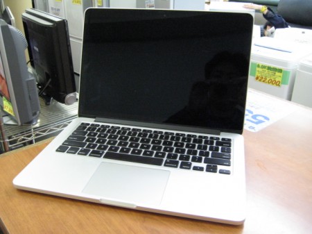 MacBook Pro A1502 メモリ4GB SSD128GB USキーボード