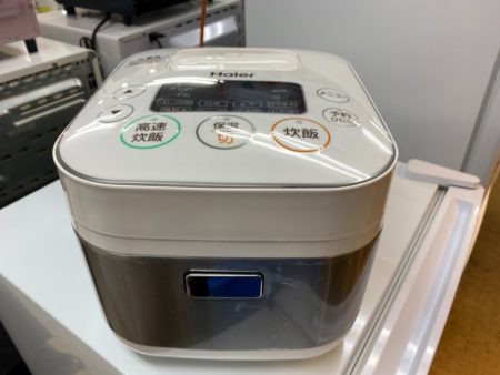 3合炊飯器 ハイアール「JJ-M31A」2017年製