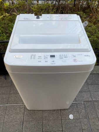 ヤマダ電機 5.0K洗濯機「YWM-T50H1」2021年製 を川崎区にて出張買取