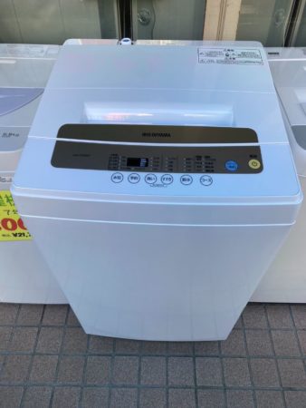 アイリス5.0K洗濯機「IAW-T502EN」2021年製