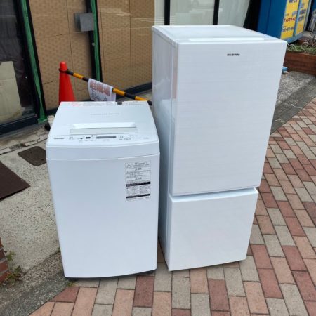 冷蔵庫　洗濯機　アイリスオーヤマ　東芝