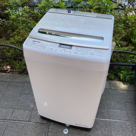 ハイセンス 7.5K洗濯機「HW-DG75A」2021年製
