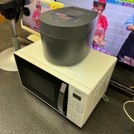 ヤマゼン　オーブンレンジ　YRC-0161VE　アイリスオーヤマ　炊飯器　RC-IL30