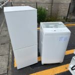 単身用冷蔵庫　単身用洗濯機
