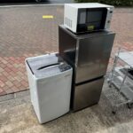 AQUA　冷蔵庫　AQR-14N　エルソニック　洗濯機　EHL45A　電子レンジ　ECG-FMW603