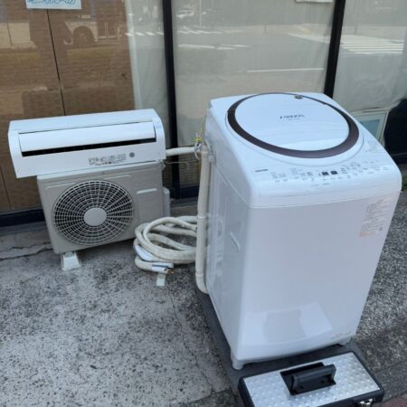 日立　エアコン　東芝　洗濯乾燥機
