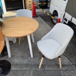 IKEA　丸型　ダイニングテーブルセット