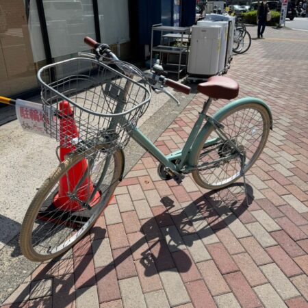 サイクルスポット　シティサイクル　26インチ