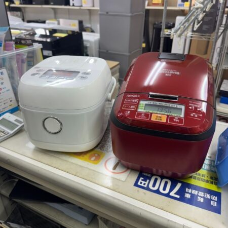 3合炊飯器　東芝　5.5合炊飯器　日立