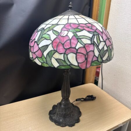 ヴィンテージ　ステンドグラスランプ