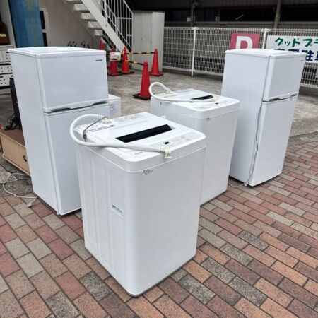 単身用家電　冷蔵庫　洗濯機