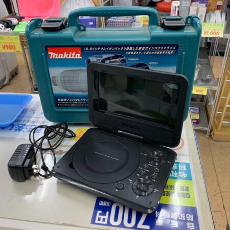 マキタ　インパクトドライバ　TD090D　グリーンハウス　ポータブルDVD
