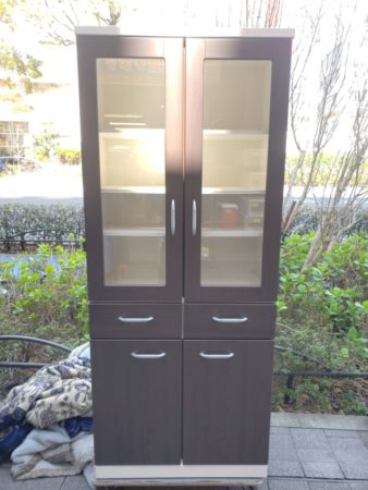 ニトリ 2面食器棚